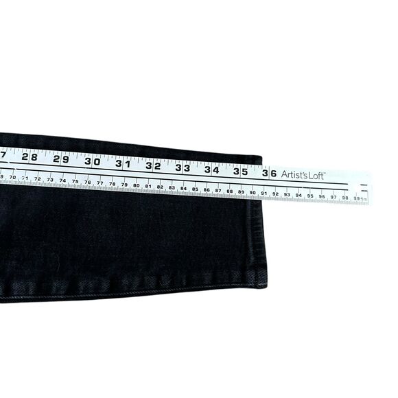 Agolde Sophie Ankle Jeans Women’s 27 Black Denim Cotton Skinny Leg Dark Wash - Picture 7 of 8